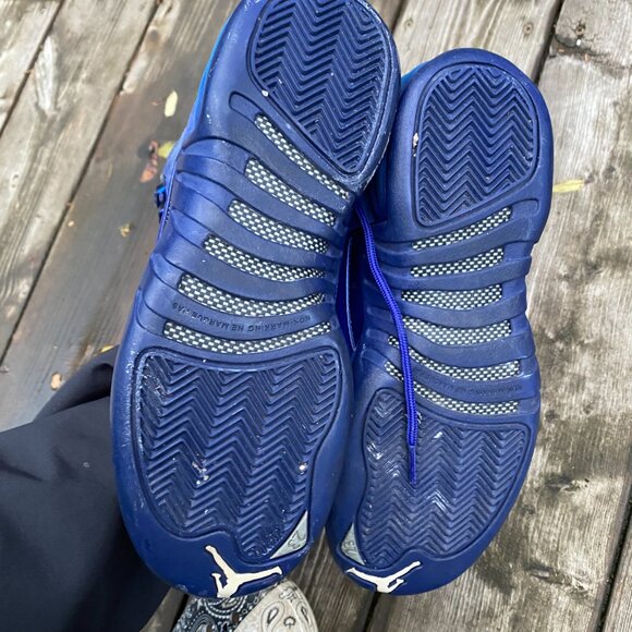 2016 Air Jordan 12 Retro Deep Royal Blue Size 6 Blue - Picture 7 of 9